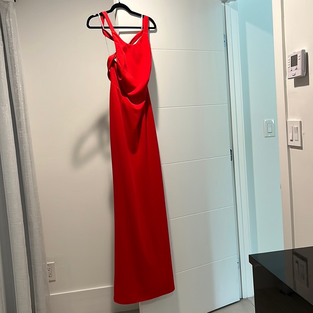 Lulus red long dress